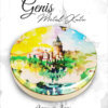 istanbul desenli geniş metal kutu