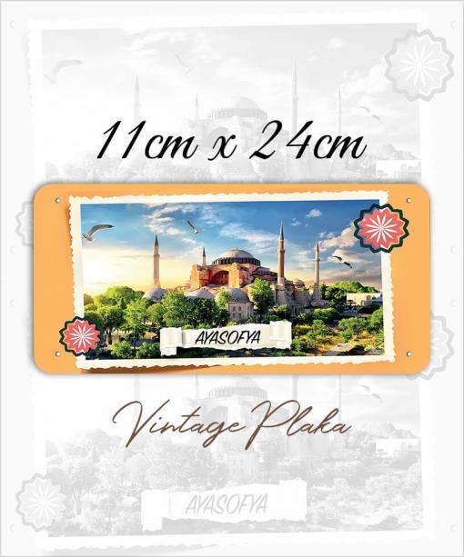 ayasofya metal plaka