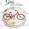 bisiklet desenli geniş metal kutu
