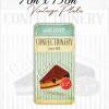 cakes vintage metal plaka