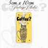 coffee retro metal küçük magnet plak