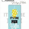 coffee time vintage metal plaka