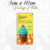 cupcakes vintage metal küçük magnet plaka