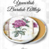 gül desenli yuvarlak bardakaltı