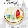 istanbul desenli tombul metal kutu