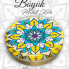 mandala desenli büyük metal kutu