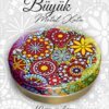 mandala desenli büyük metal kutu