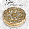 mandala desenli geniş metal kutu