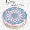 mandala desenli geniş metal kutu