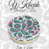 mandala desenli y.küçük metal kutu
