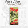 moneyvintage küçük magnet plaka