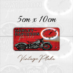 motor vintage küçük magnet plaka