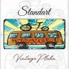 travel vintage metal plaka