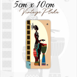 woman music vintage küçük magnet plaka
