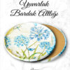 çiçek desenli yuvarlak bardakaltı