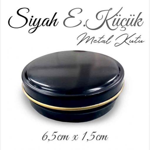 siyah küçük metal kutu