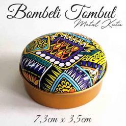 bombeli tombul metal kutu mandala desen 56