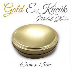 Gold Küçük Metal Kutu (1 Koli=100 adet)