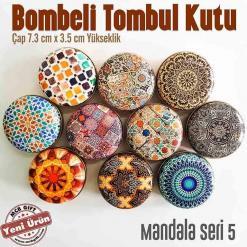 mandala metal kutu