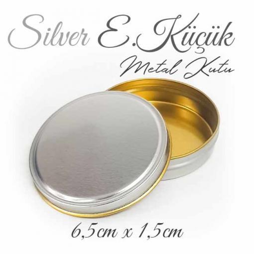 silver küçük metal kutu