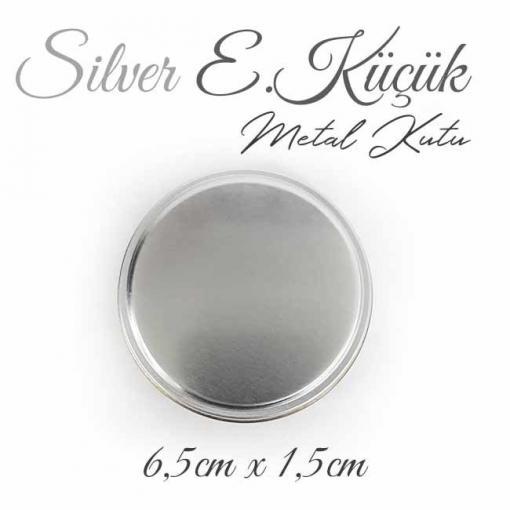 silver küçük metal kutu