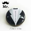 damat desenli bombeli metal kutu