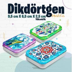 Dikdörtgen Metal Kutu