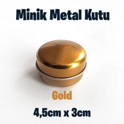 Gold Minik Metal Kutu