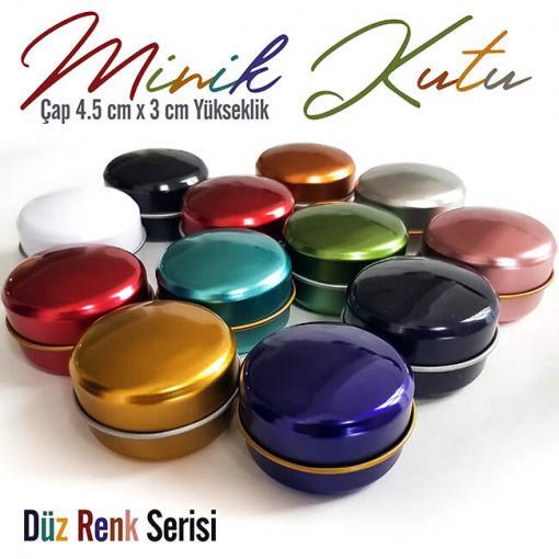 renkli metal kutu
