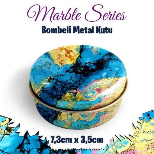 marble bombeli metal kutu