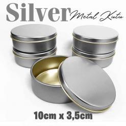 Silver Büyük Metal Kutu (1 Koli=100 adet)