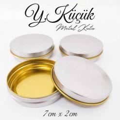 Silver Renkli Y.Küçük Metal Kutu
